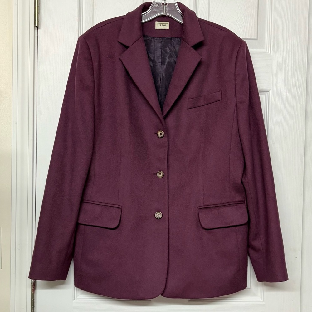 L.L. Bean Women's Plum Blazer